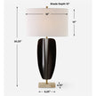 Uttermost Kure Black Table Lamp