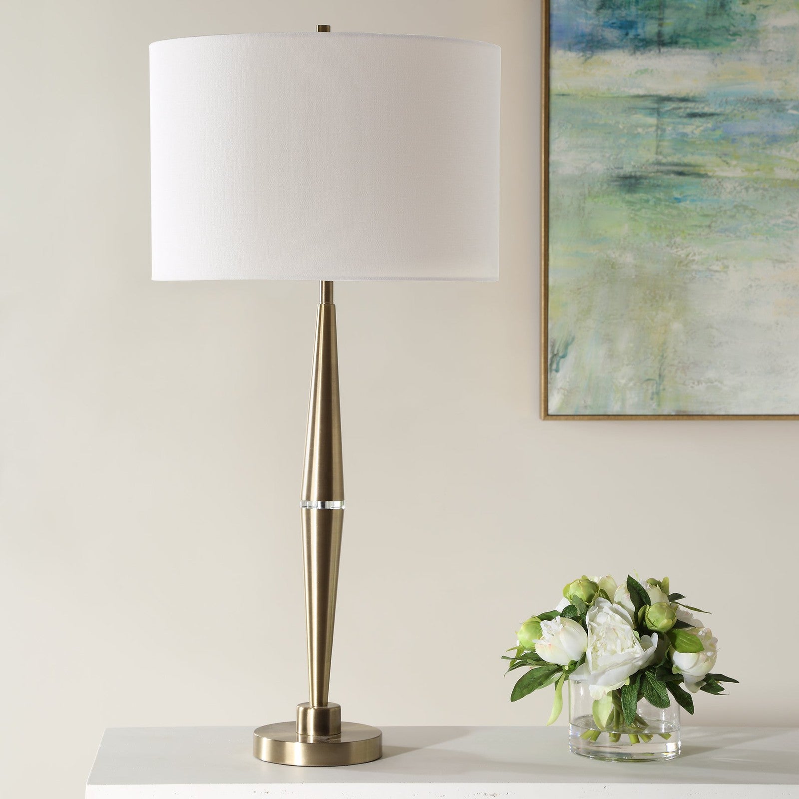 Modern Accents Metal Table Lamp