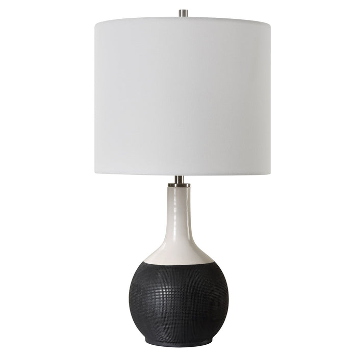 Modern Accents Lower Textured Table Lamp