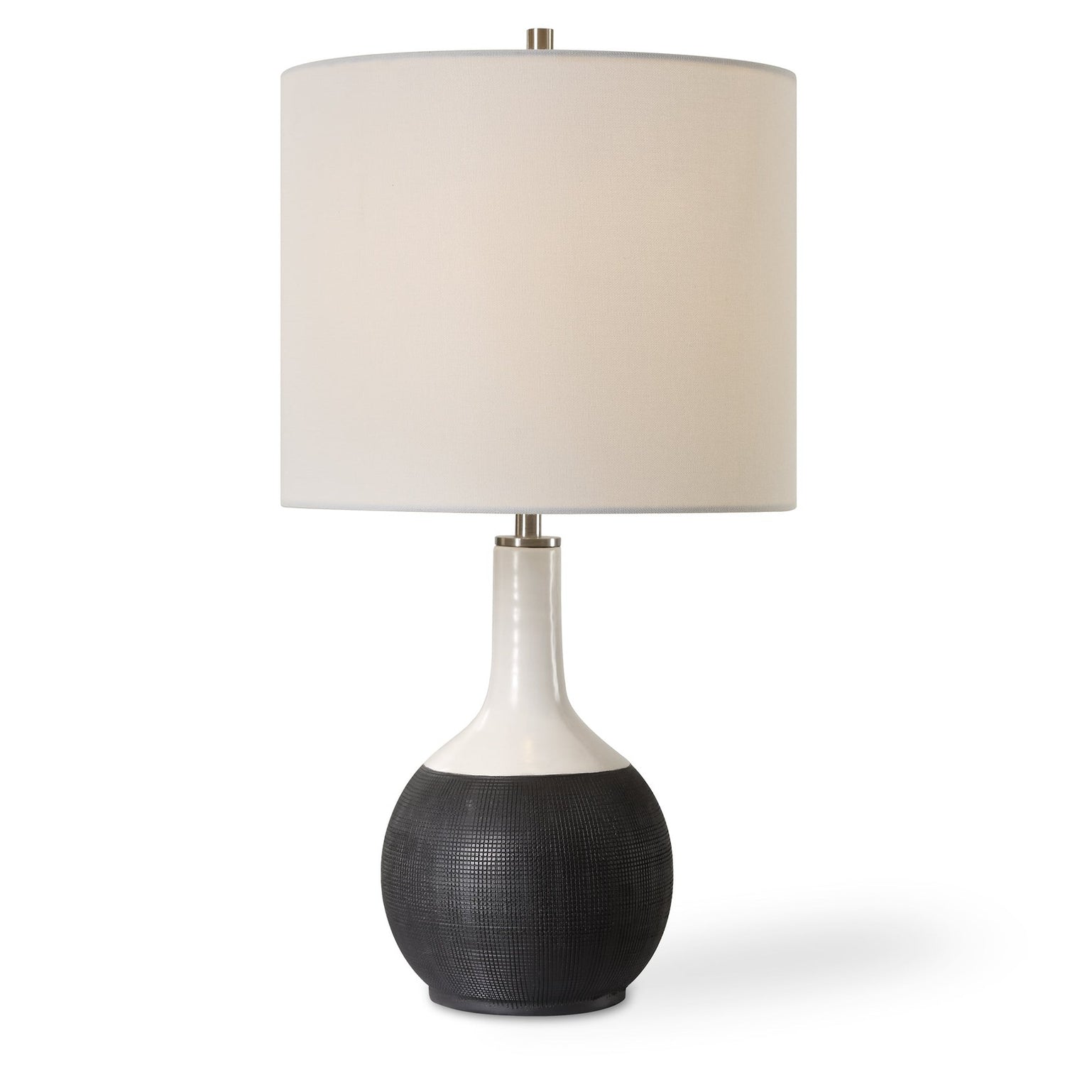 Modern Accents Lower Textured Table Lamp