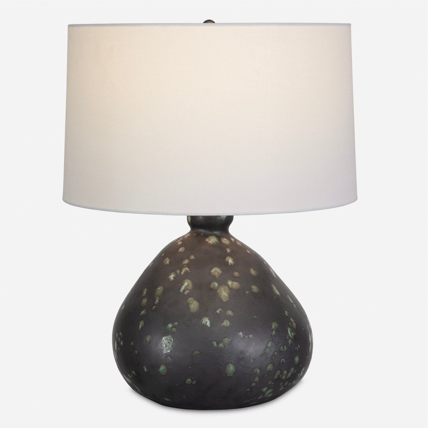 Uttermost Killarney Distressed Green Table Lamp