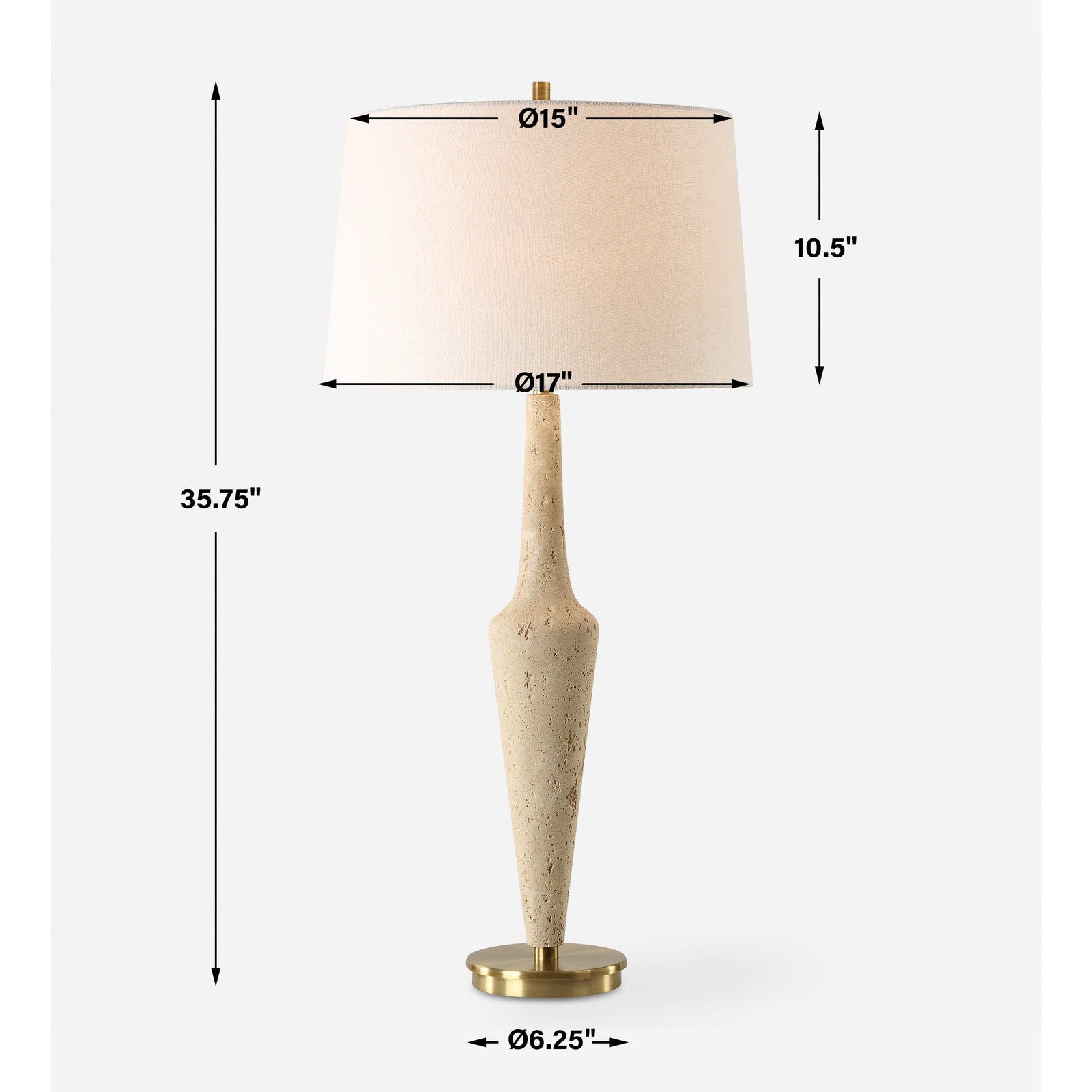 Uttermost Juliet Travertine Table Lamp