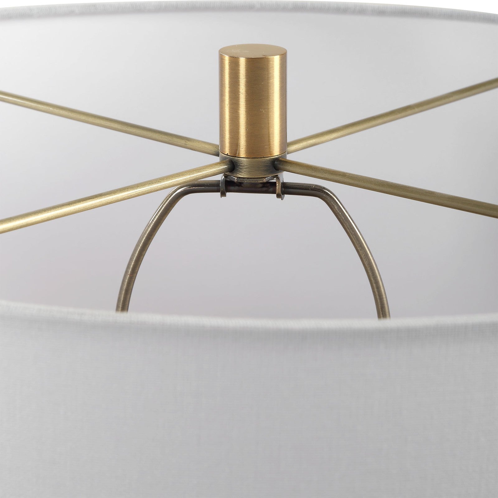 Uttermost Moher Glossy Blue Table Lamp