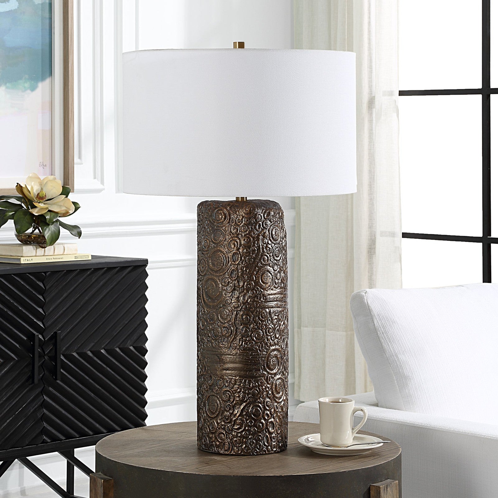 Uttermost Malaga Brass Table Lamp