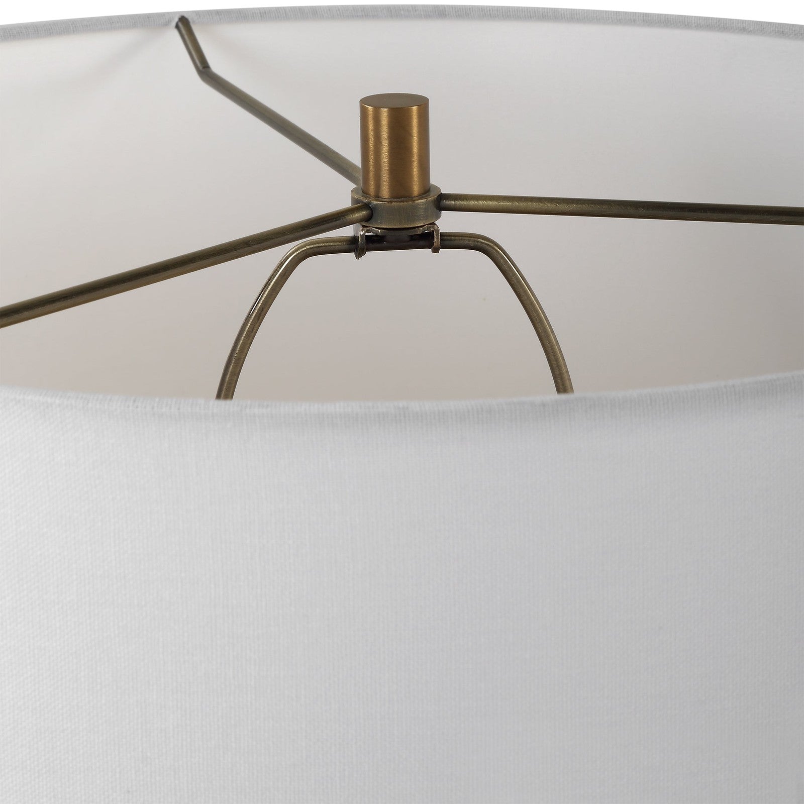 Uttermost Stratified White Table Lamp