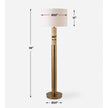 Uttermost Knox Travertine Floor Lamp