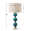 Uttermost Palawan Blue Glaze Table Lamp