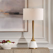 Uttermost Avola White Marble Table Lamp
