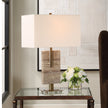 Uttermost Turning Point Travertine Table Lamp