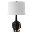 Uttermost Foster Black Glaze Table Lamp