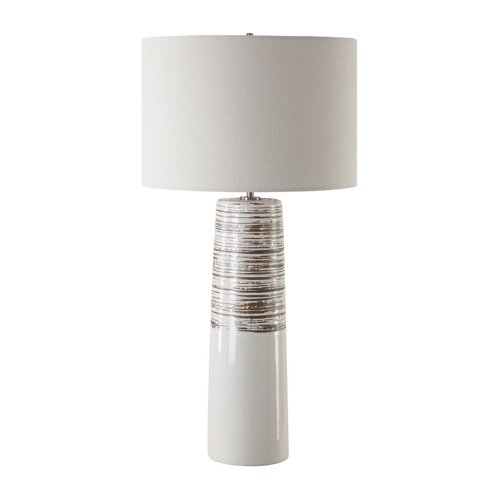 Uttermost Haven White Glaze Table Lamp