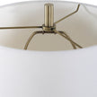 Modern Accents Round Black Marble Base Buffet Lamp