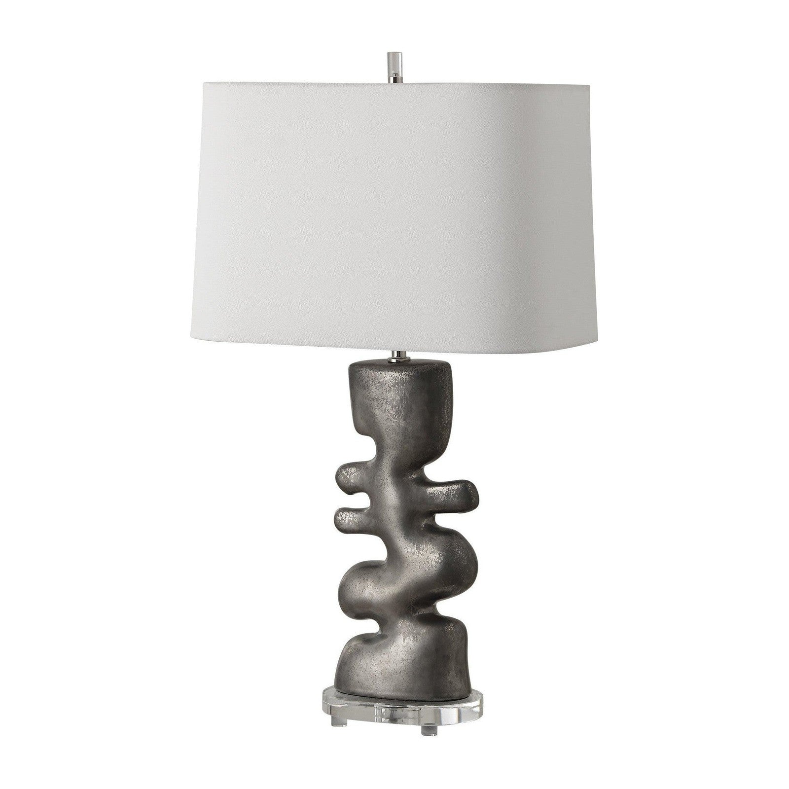 Uttermost Free Flowing Nickel Table Lamp