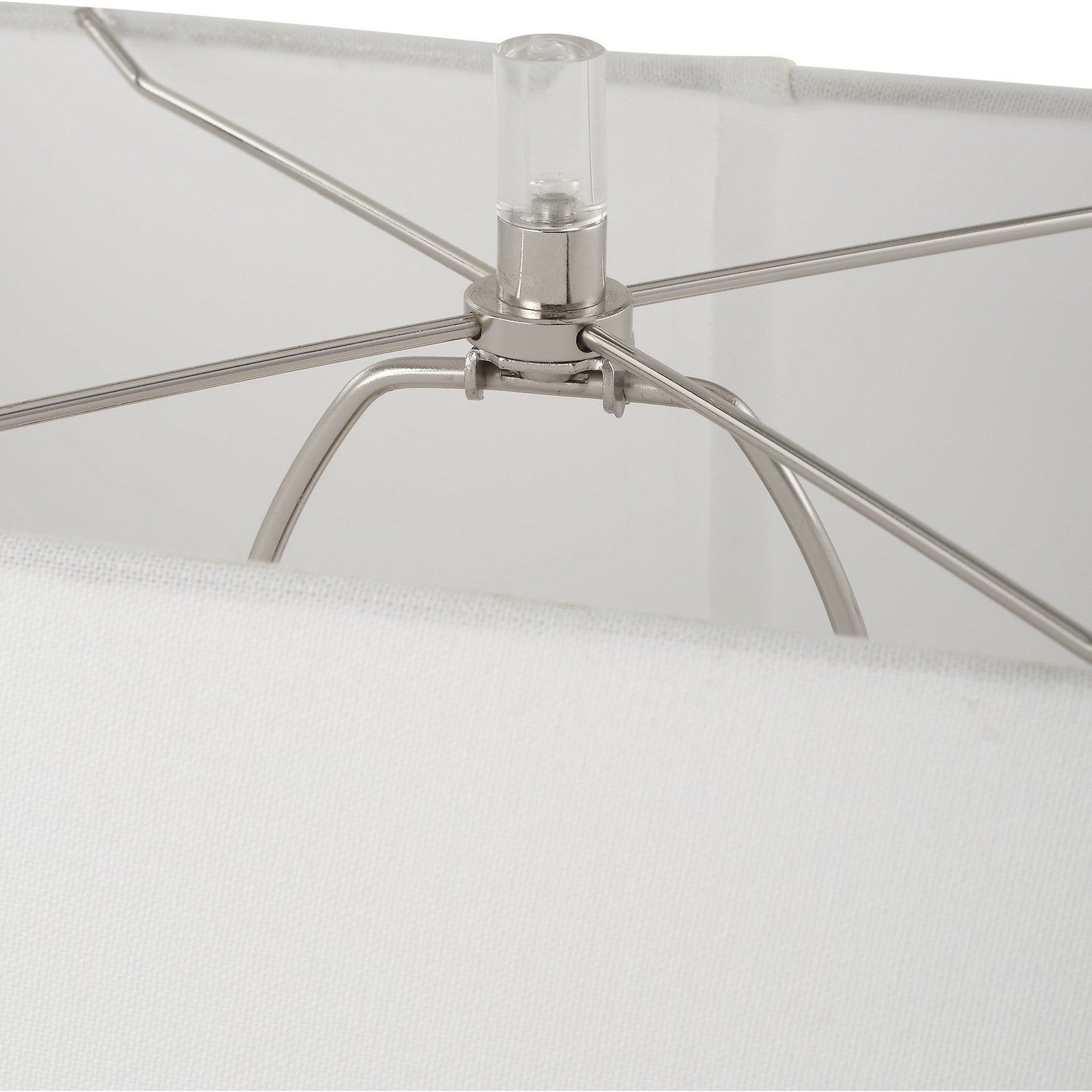 Uttermost Free Flowing Nickel Table Lamp