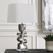 Uttermost Free Flowing Nickel Table Lamp