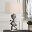Uttermost Free Flowing Nickel Table Lamp