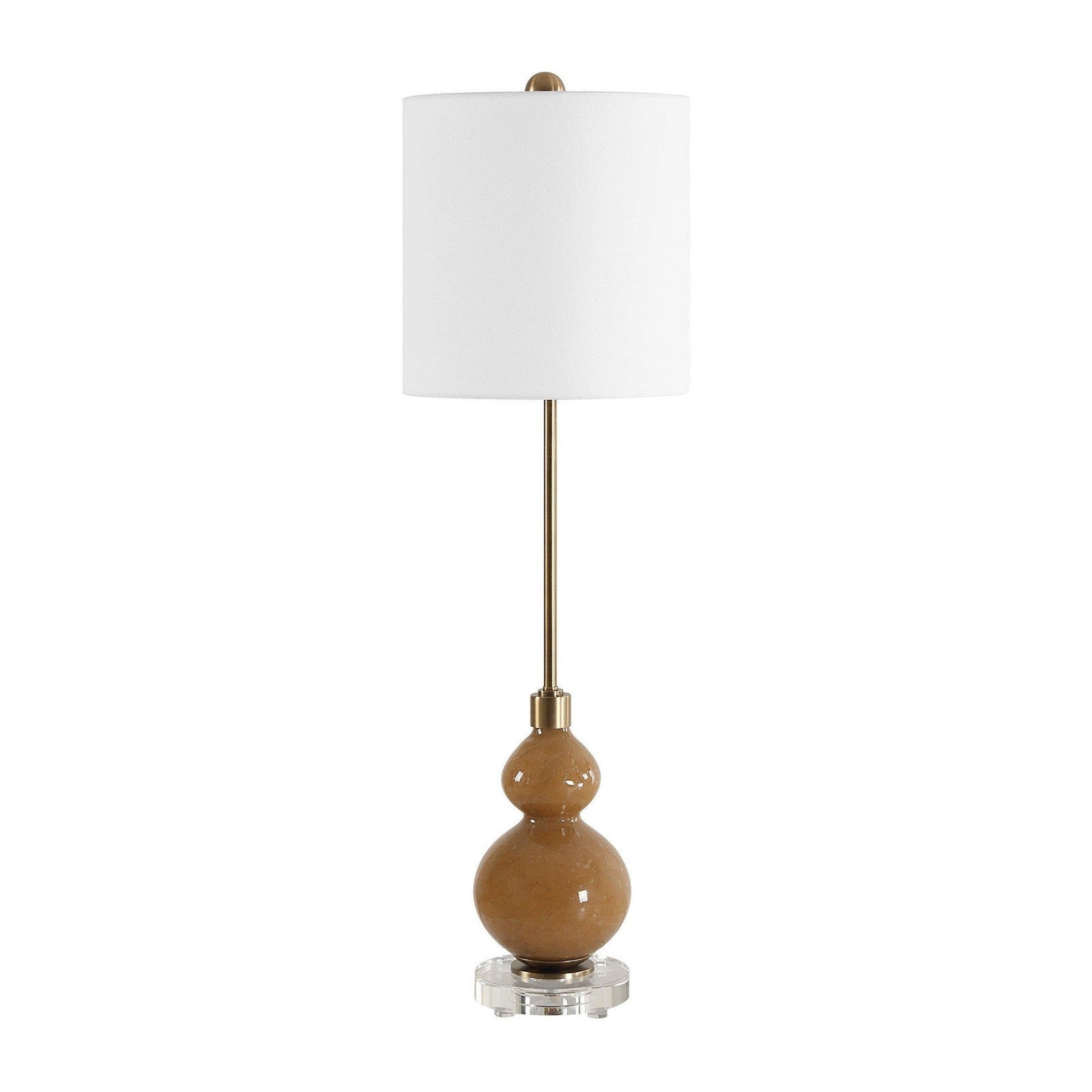 Uttermost Sienna Caramel Glass Buffet Lamp