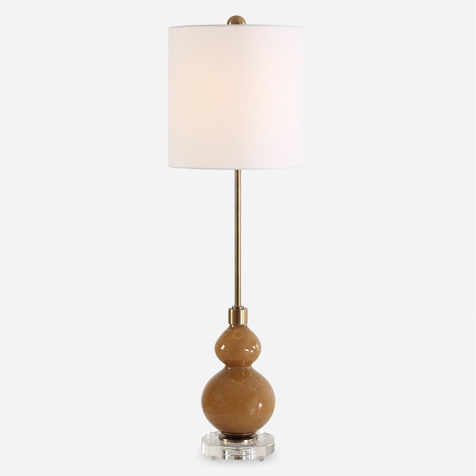 Uttermost Sienna Caramel Glass Buffet Lamp