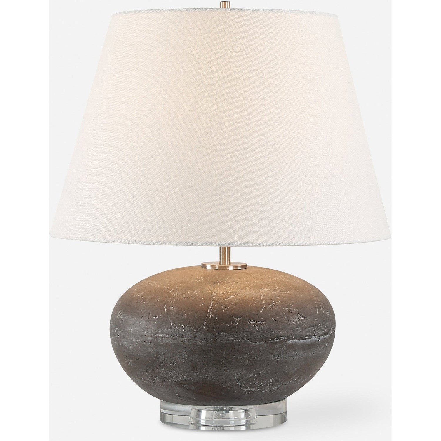 Uttermost Beckley Gray Stone Table Lamp