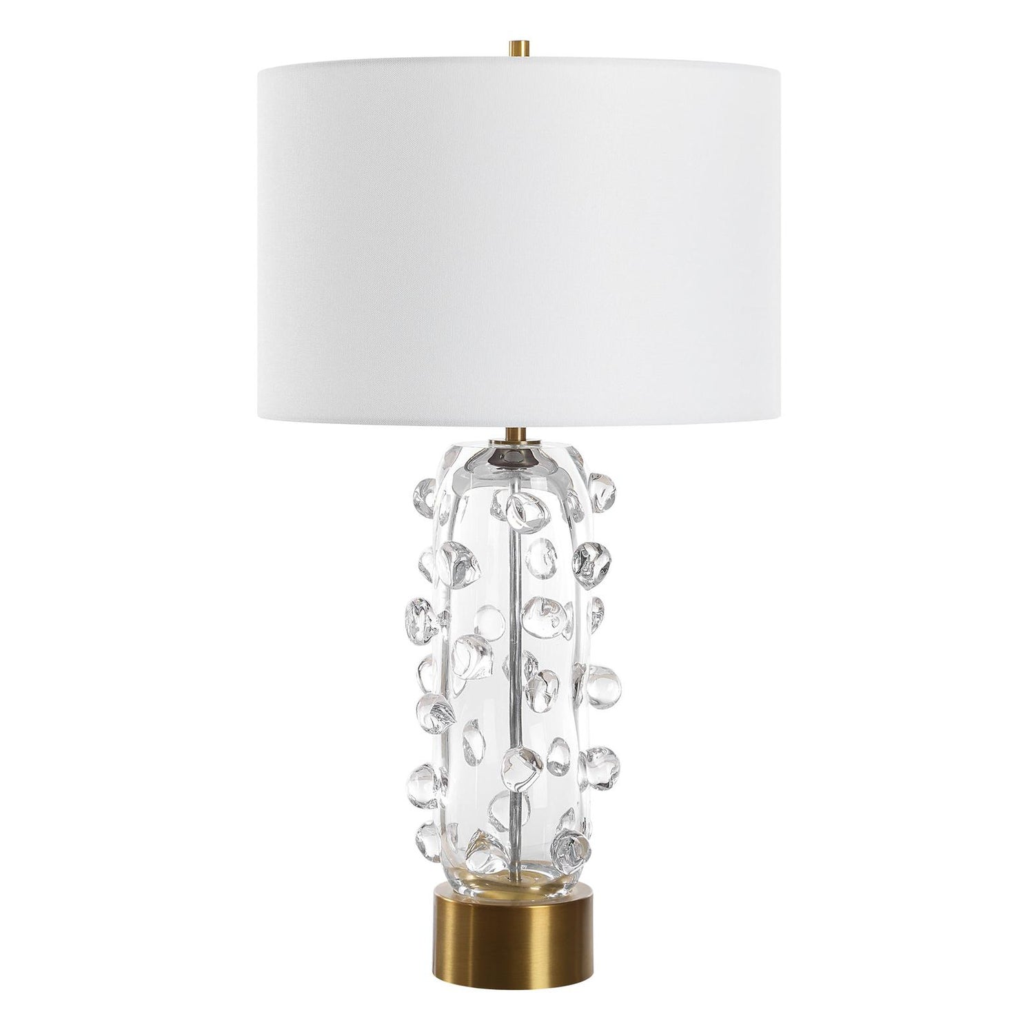 Uttermost Aura Clear Glass Table Lamp