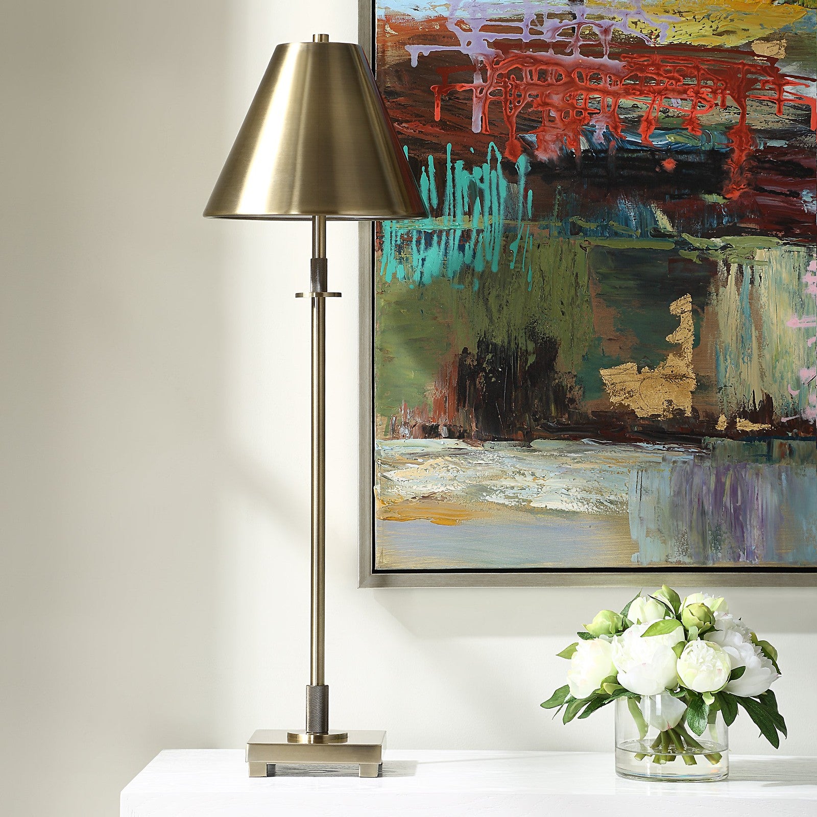 Modern Accents Metal Shade Table Lamp