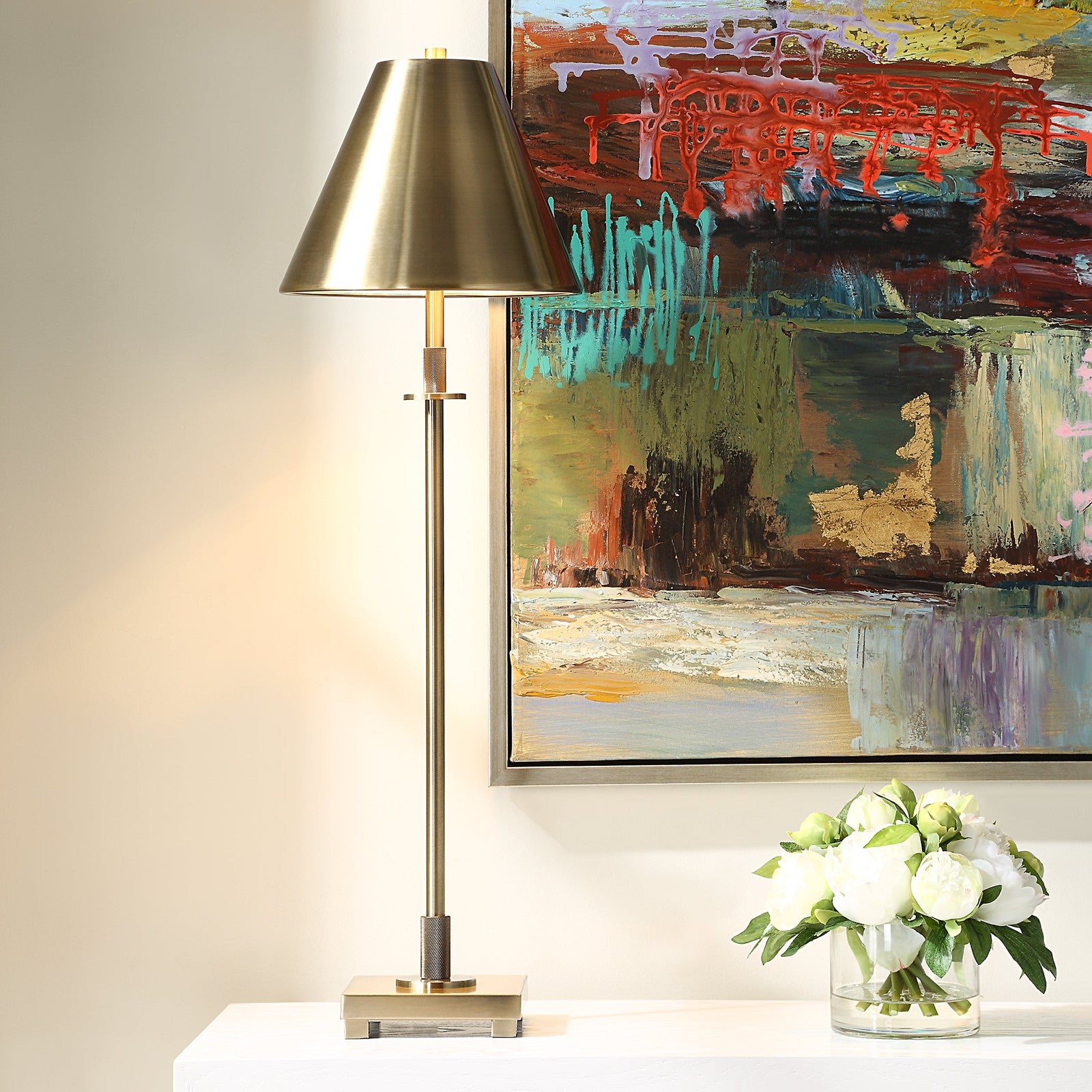 Modern Accents Metal Shade Table Lamp