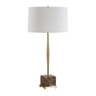 Uttermost Booker Thin Brass Table Lamp
