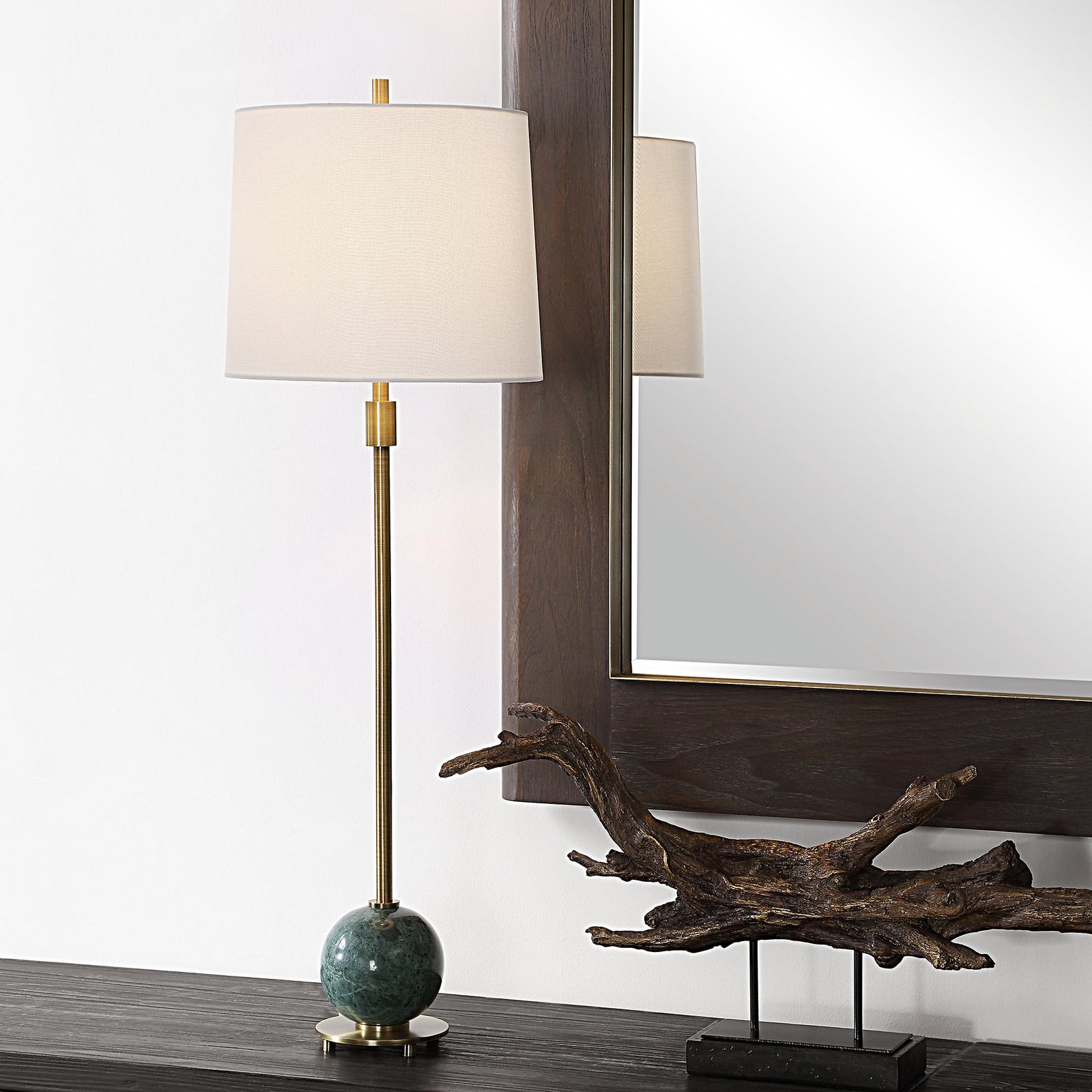 Uttermost Bledel Brass Buffet Lamp
