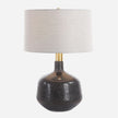 Uttermost Flagan Mottled Gloss Table Lamp
