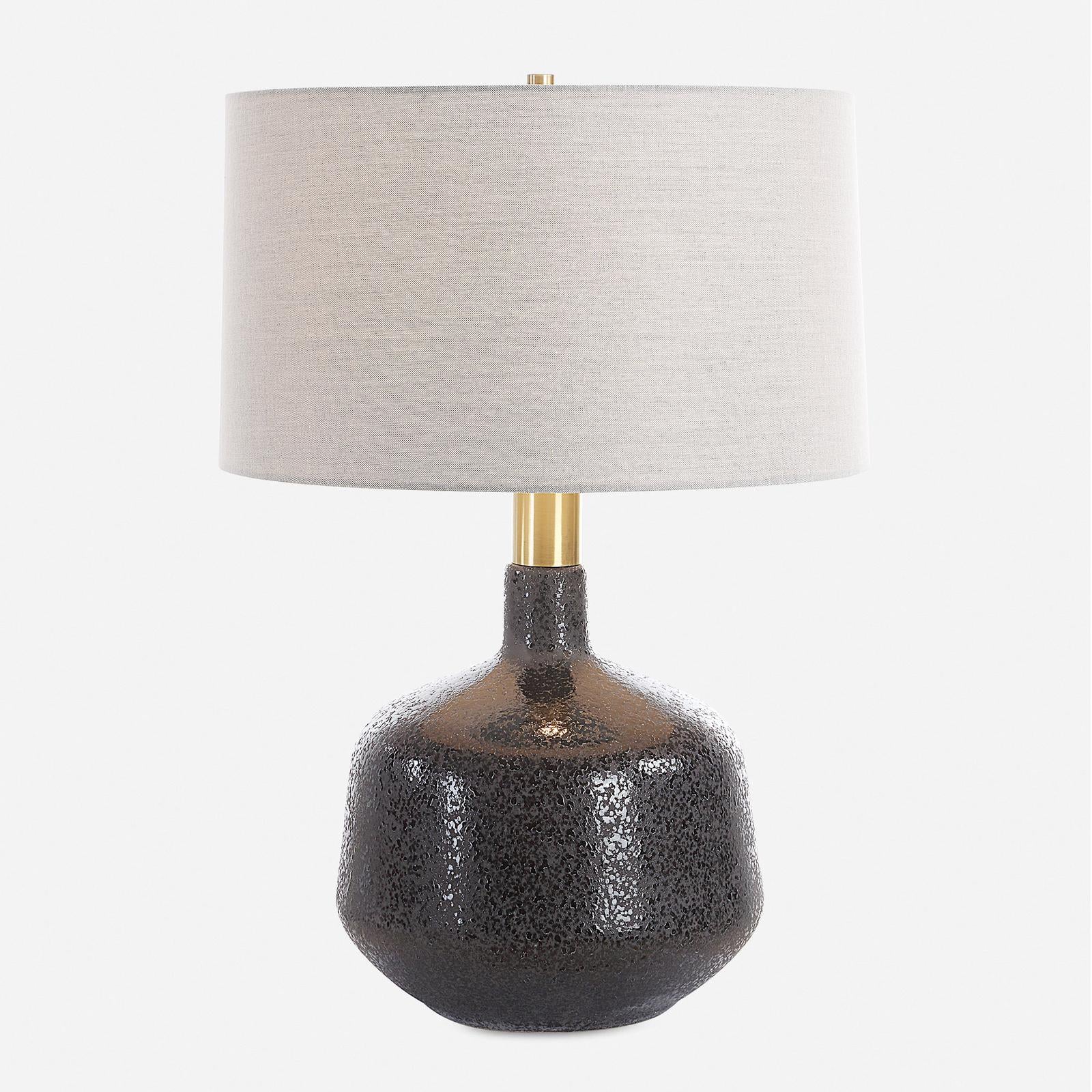 Uttermost Flagan Mottled Gloss Table Lamp