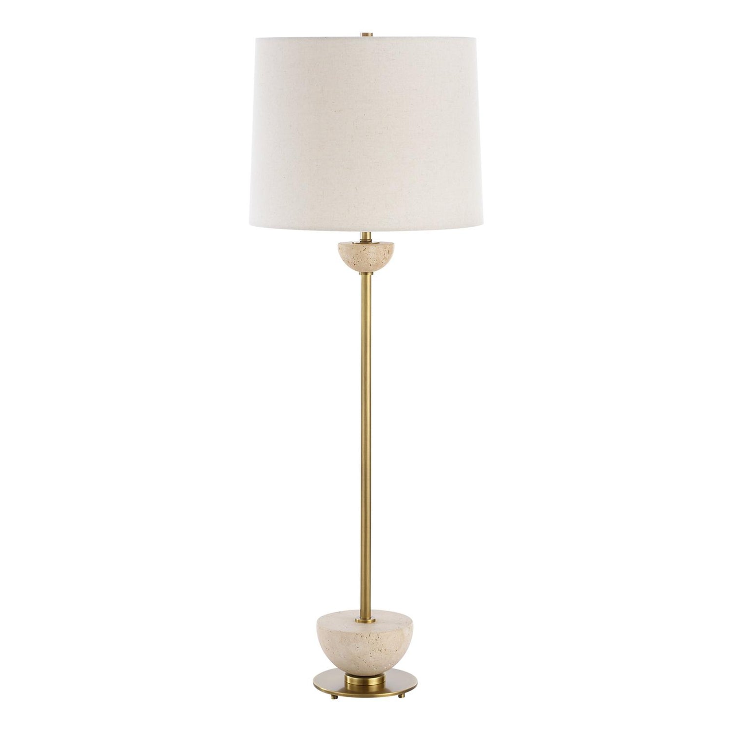 Uttermost Hemisphere Brass Buffet Lamp