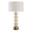 Uttermost Hemisphere Travertine Table Lamp