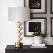 Uttermost Hemisphere Travertine Table Lamp