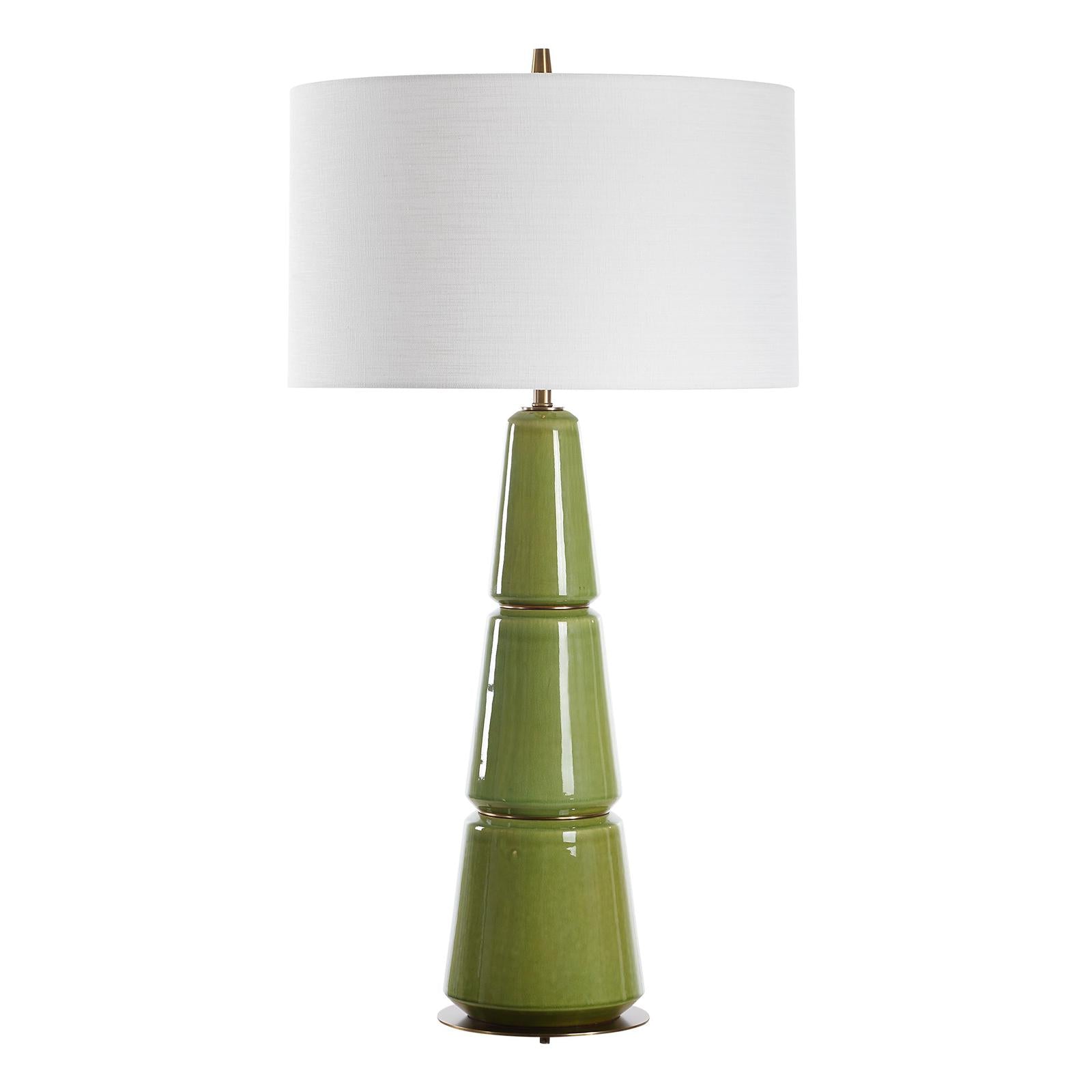 Uttermost Mendell Moss Green Table Lamp