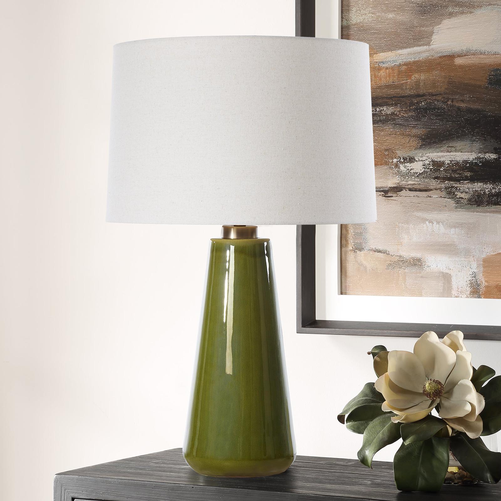 Uttermost Kelley Moss Green Table Lamp