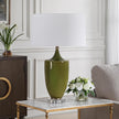 Uttermost Adela Moss Green Table Lamp