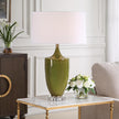 Uttermost Adela Moss Green Table Lamp