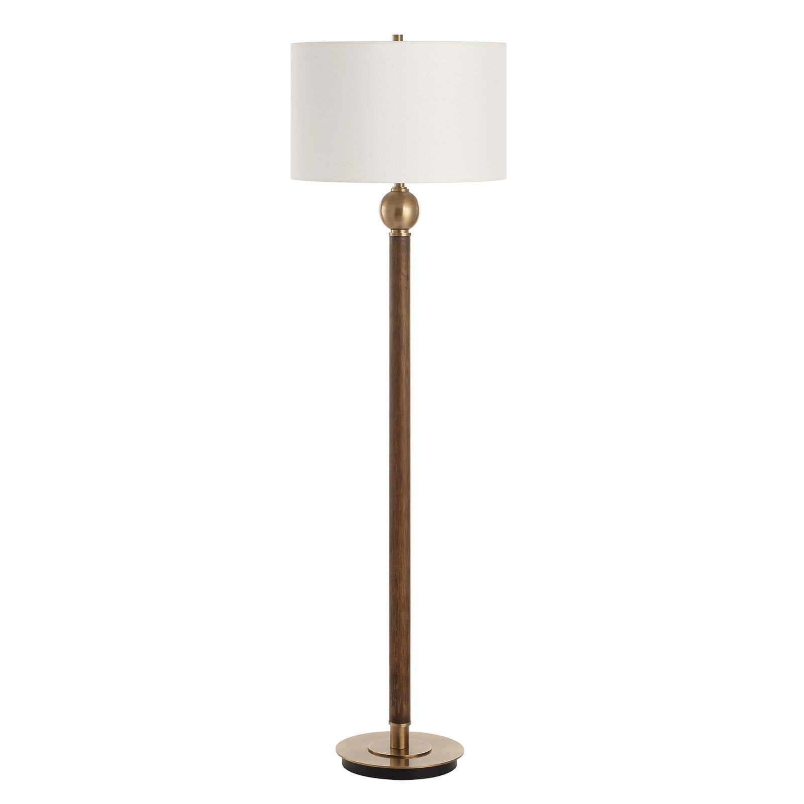 Uttermost Keros Dark Oak Floor Lamp