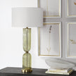 Uttermost Mirah Olive Glass Table Lamp