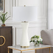 Uttermost Ridgeline Matte White Table Lamp