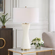 Uttermost Ridgeline Matte White Table Lamp