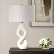 Uttermost Meridian Ivory Stone Table Lamp