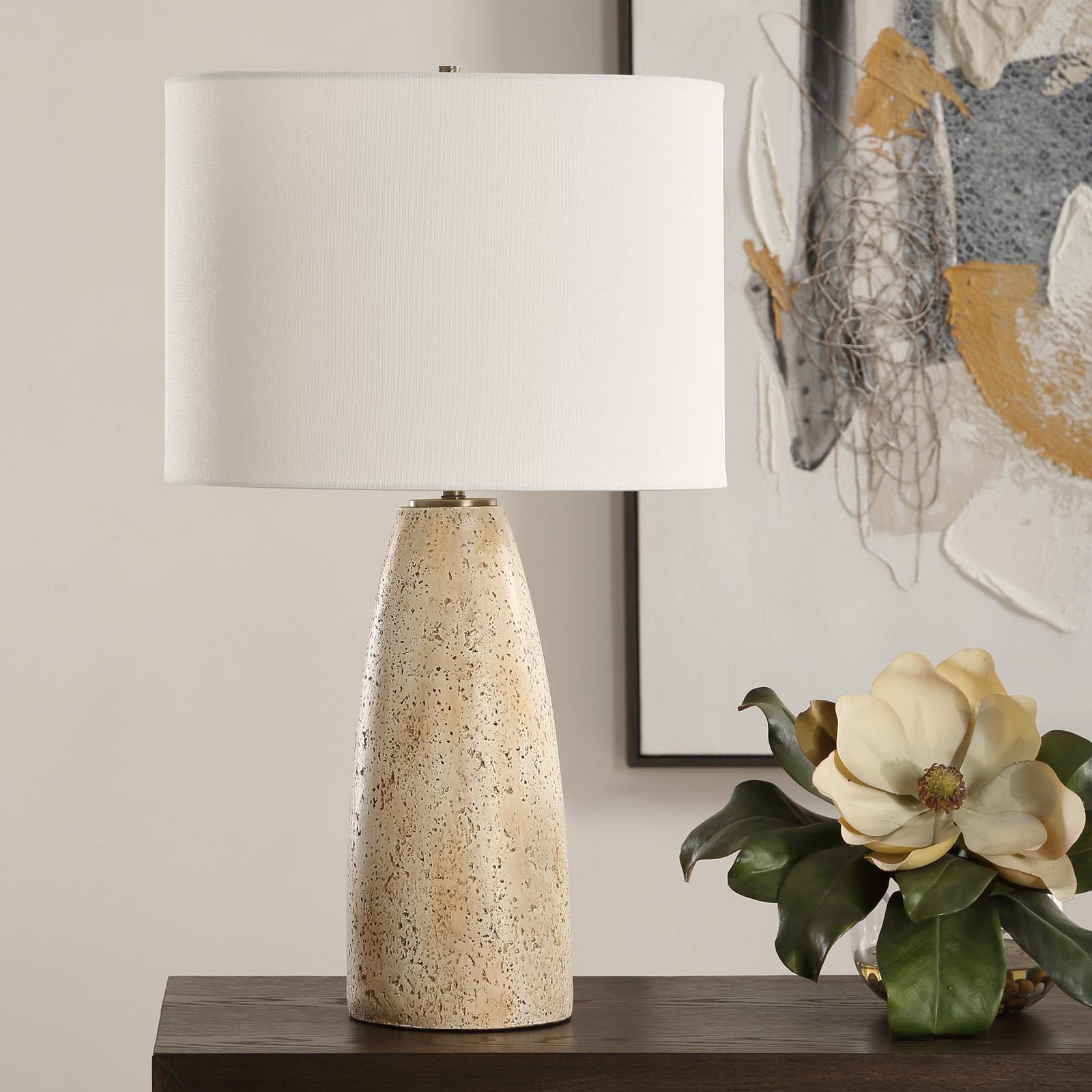 Uttermost Maury Travertine Table Lamp