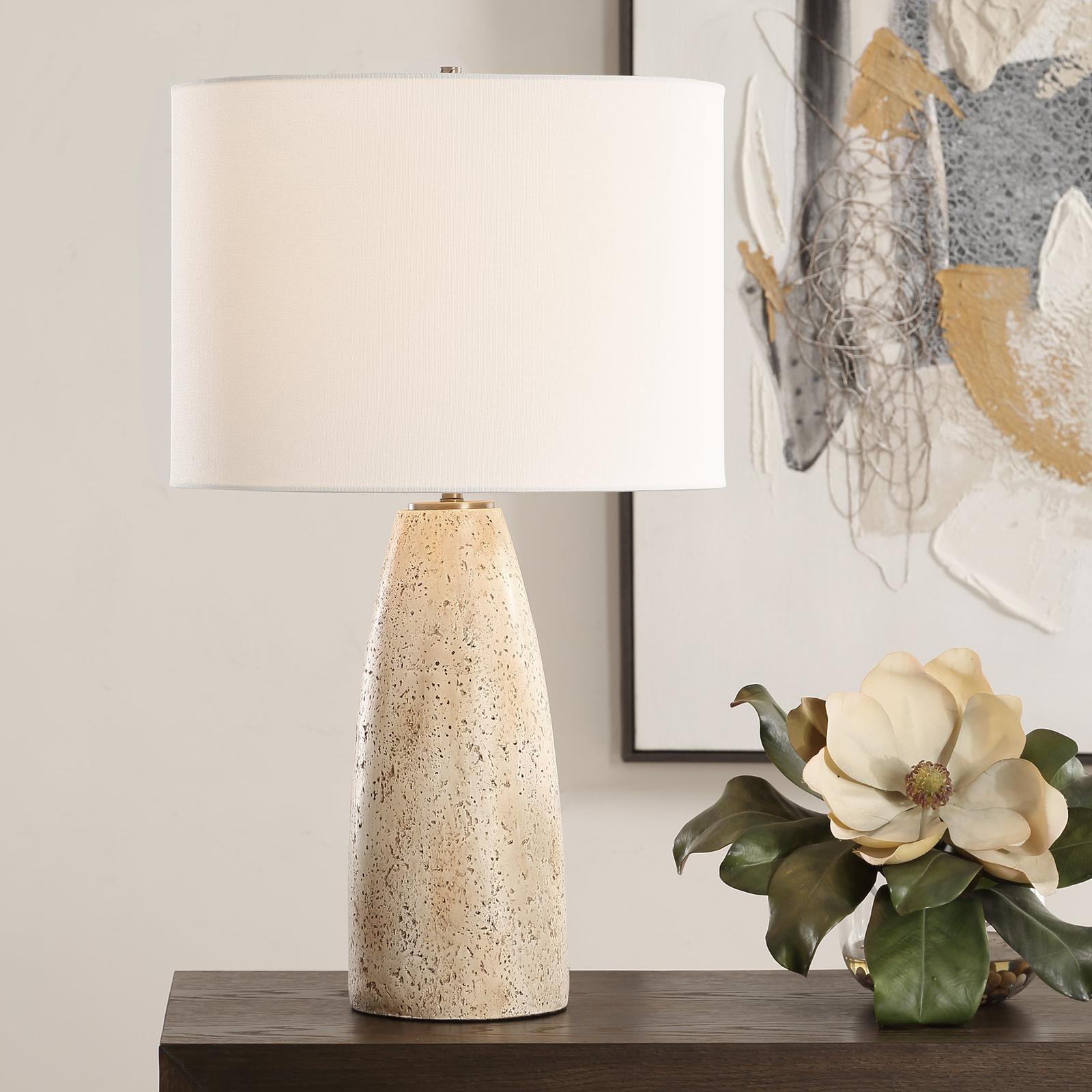 Uttermost Maury Travertine Table Lamp