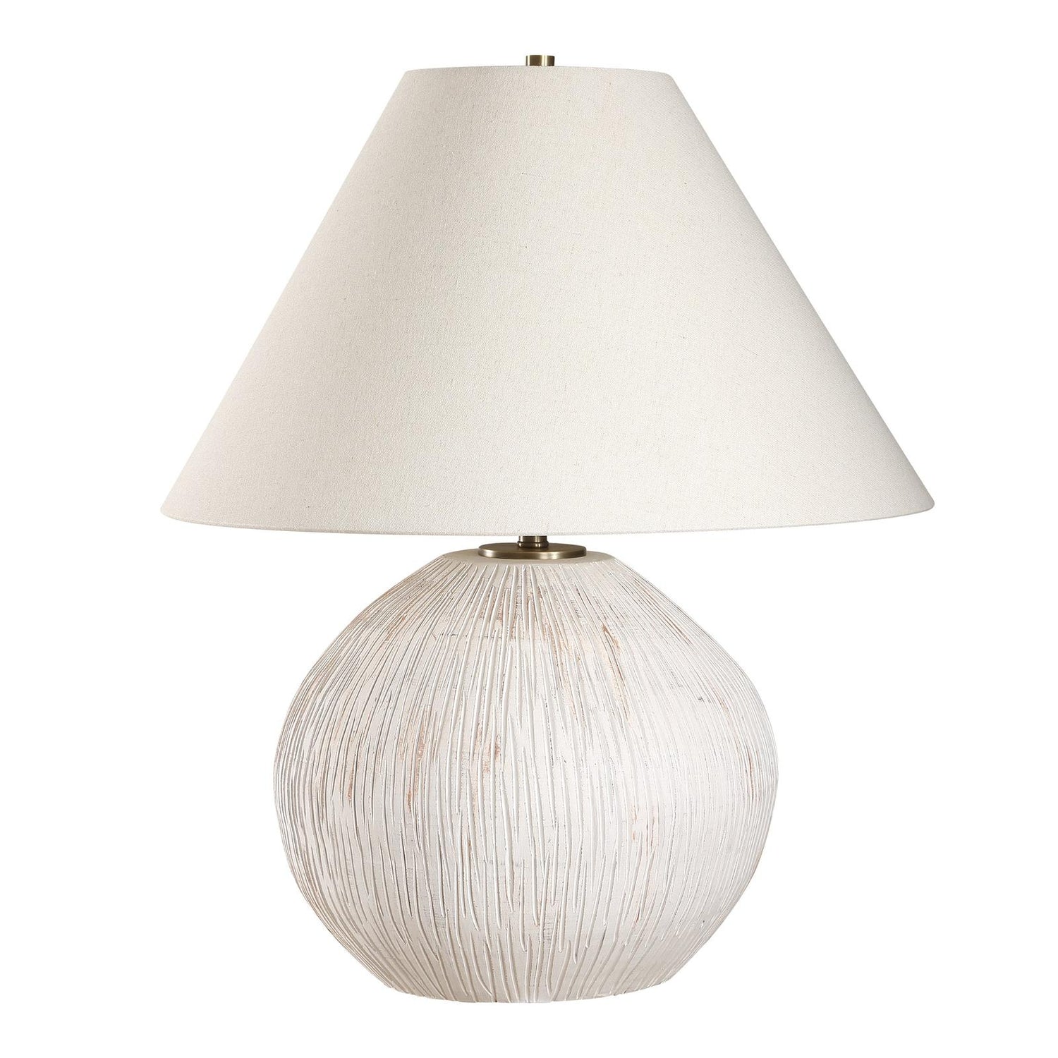 Uttermost Meryl Aged White Table Lamp