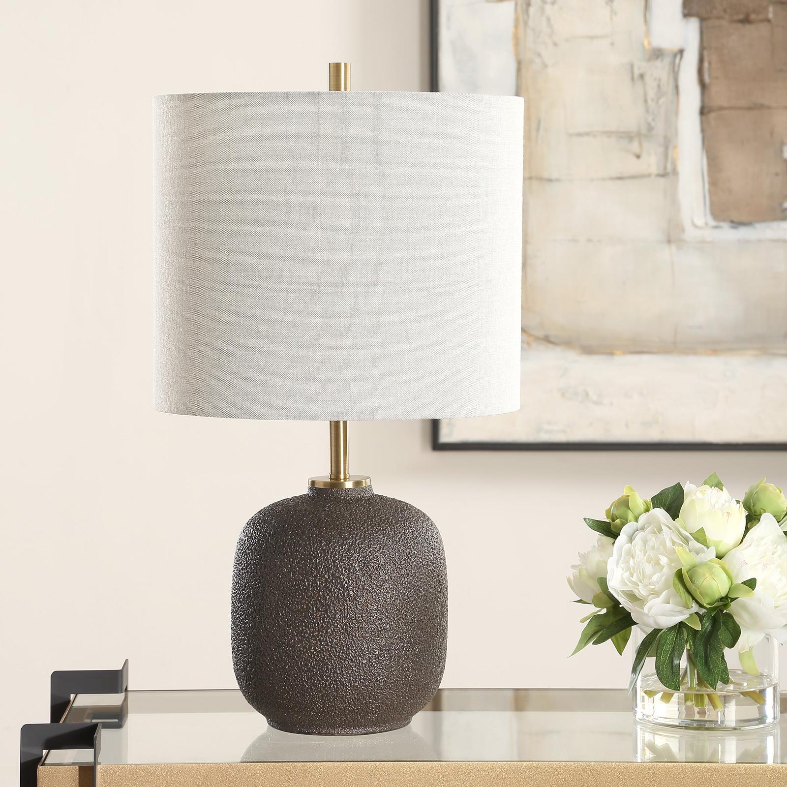 Uttermost Blacktop Textured Buffet Lamp