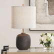 Uttermost Blacktop Textured Buffet Lamp