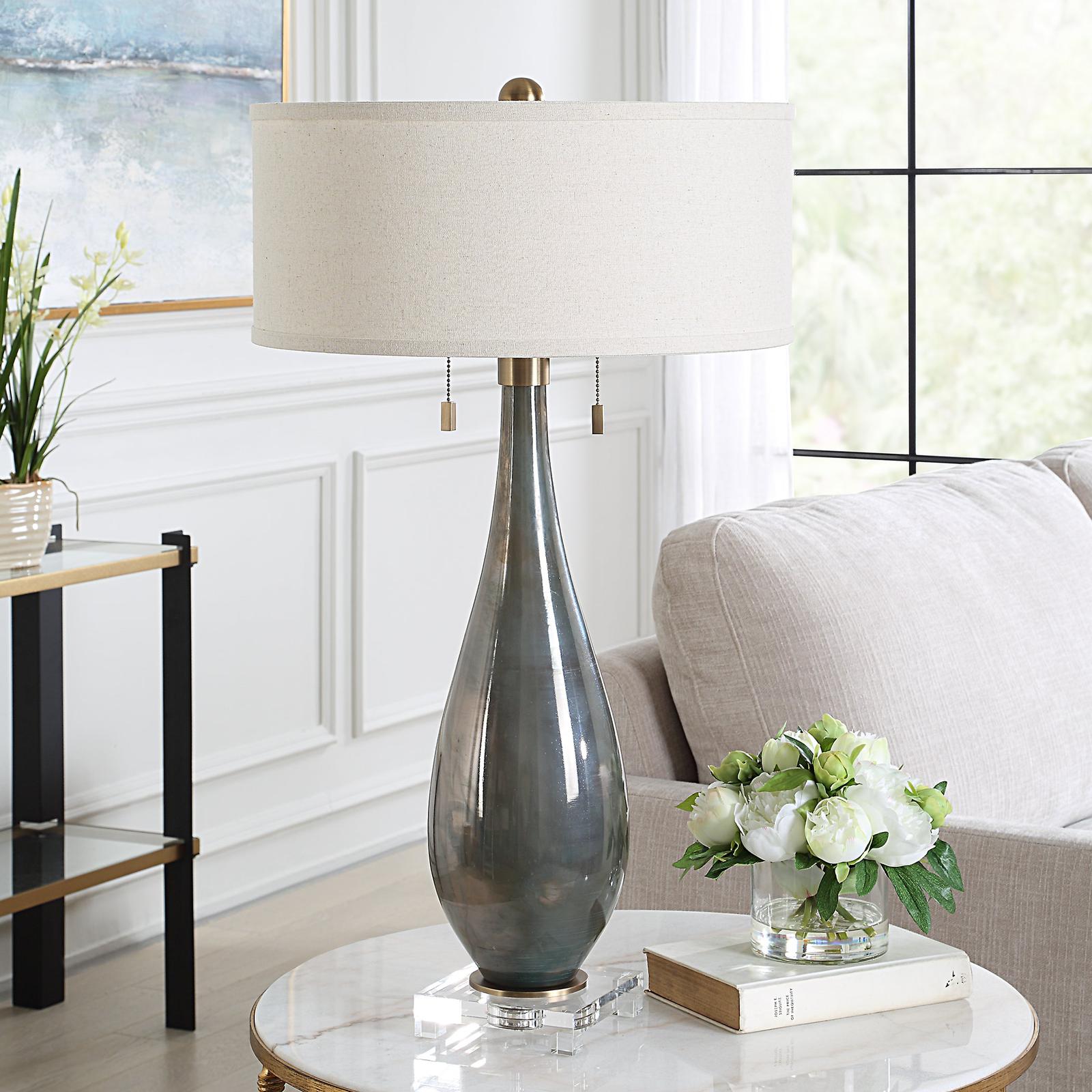 Uttermost Cardoni Smoke Table Lamp