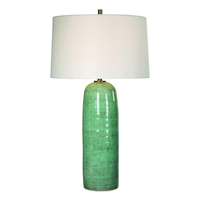 Uttermost Andale Crackled Teal Table Lamp