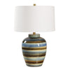 Uttermost Judarn Blue Brown Table Lamp